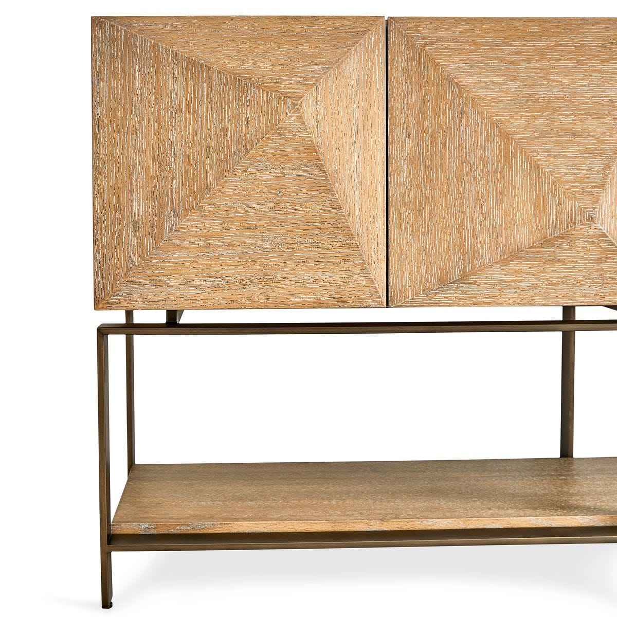 Trapezoid 6 Door Cabinet - Uttermost