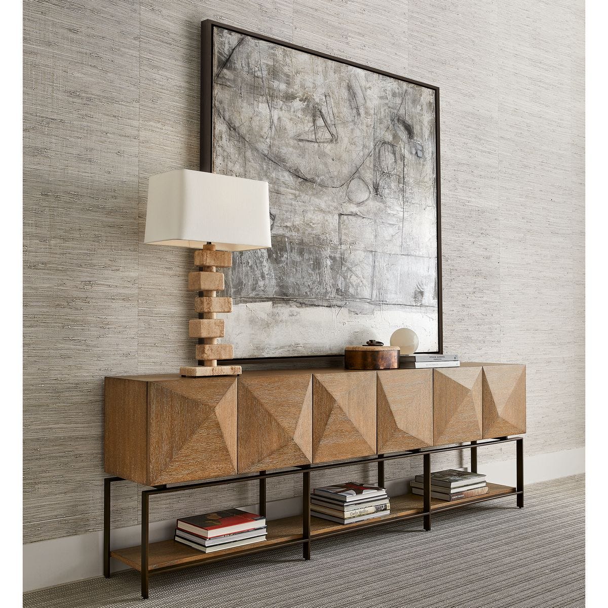 Trapezoid Cabinet - Uttermost