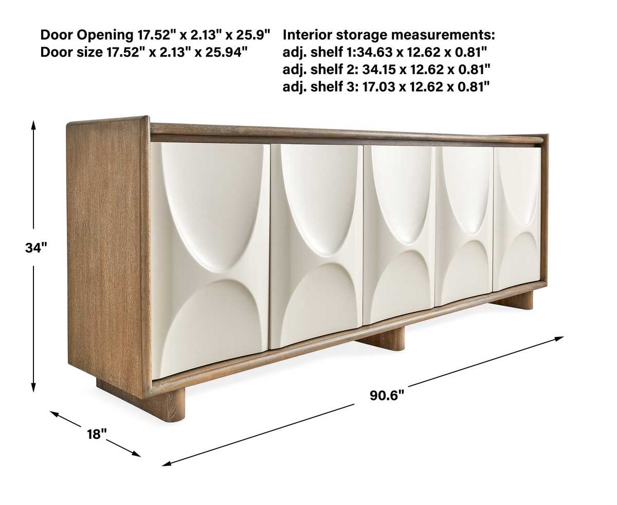 Swoosh 5 Door Cabinet view 9