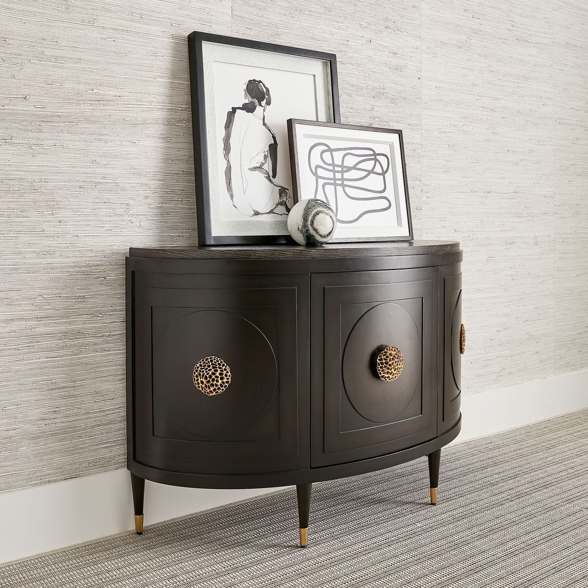 Paris 48 Inch Console Cabinet - Espresso view 3