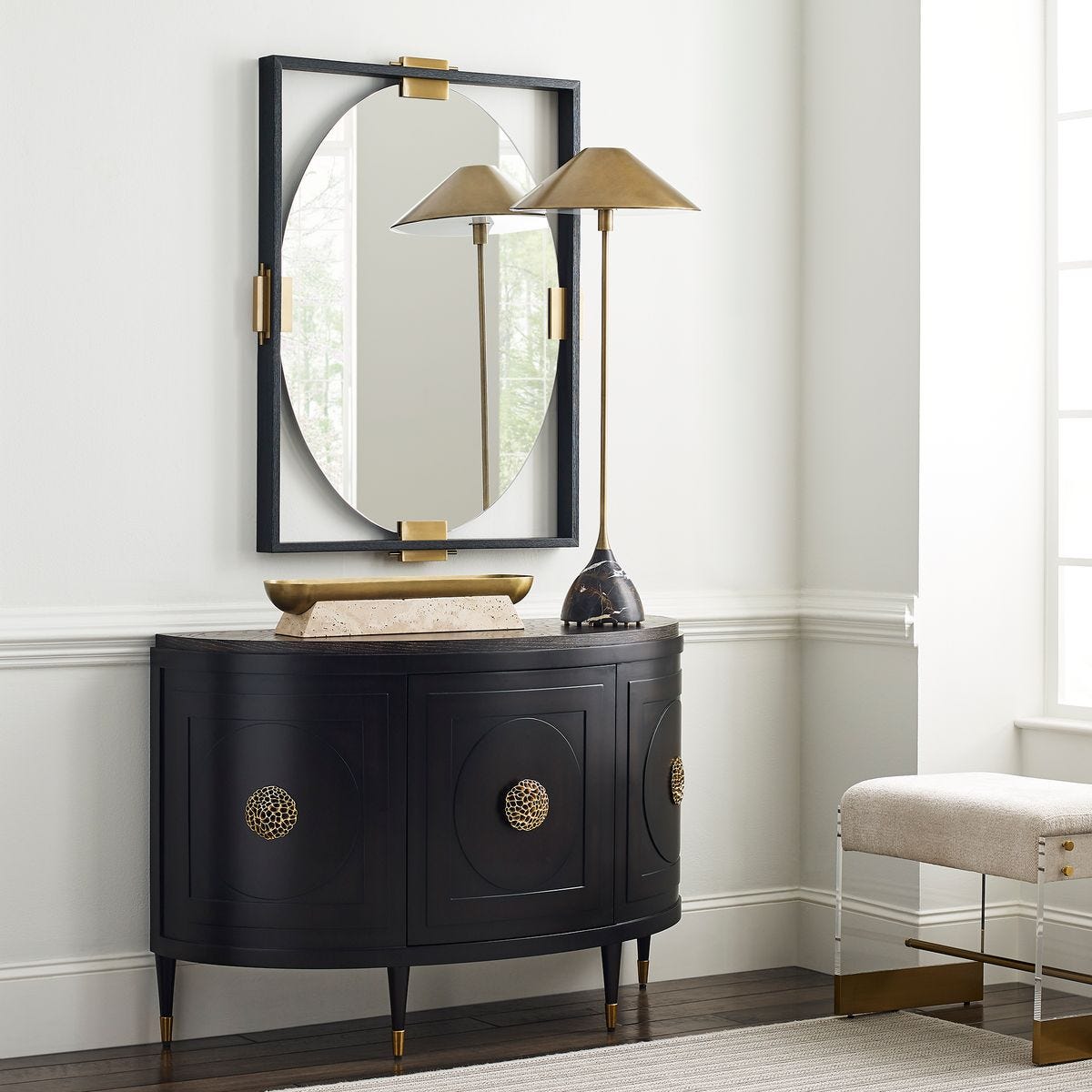 Paris 48 Inch Console Cabinet - Espresso view 5