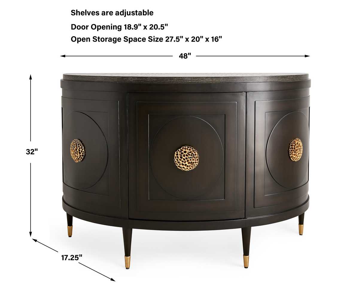 Paris 48 Inch Console Cabinet - Espresso view 11