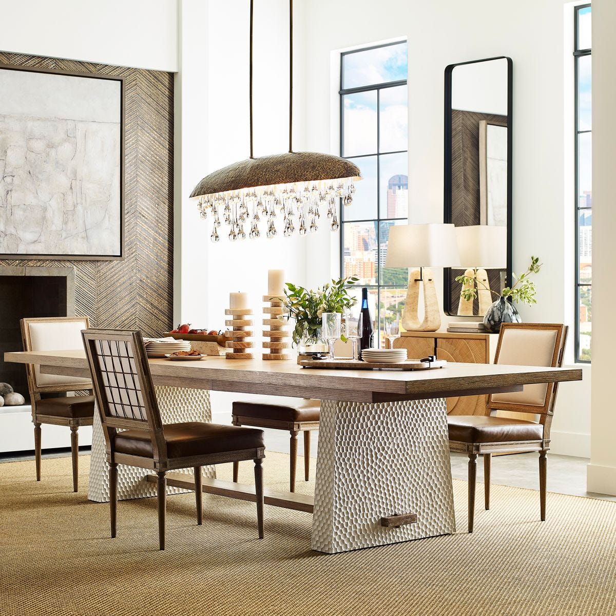 Hewn Extension Dining Table, 2 CARTONS view 7