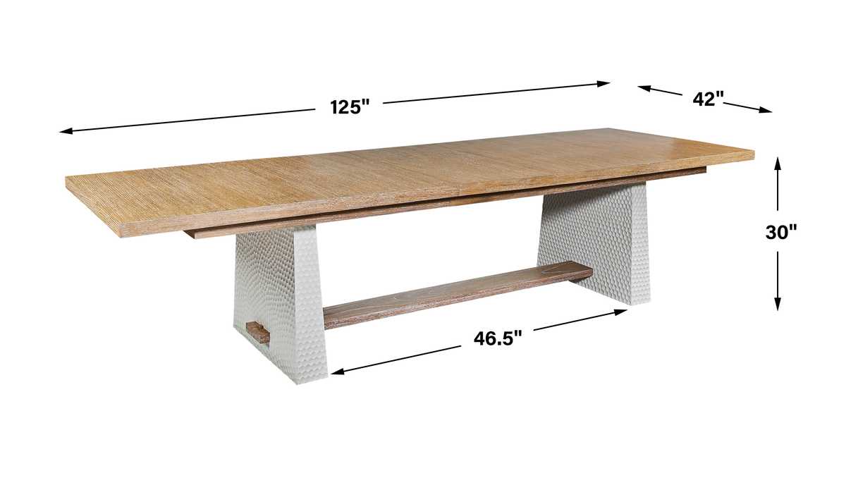 Hewn Extension Dining Table, 2 CARTONS view 14