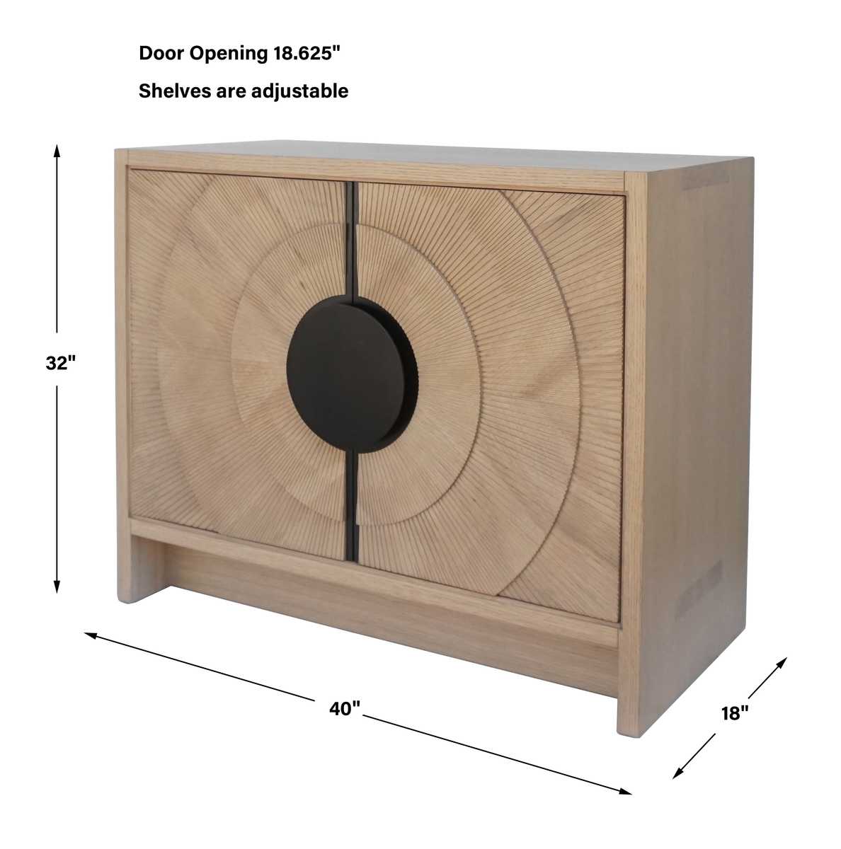 On Target 2 Door Cabinet - Uttermost