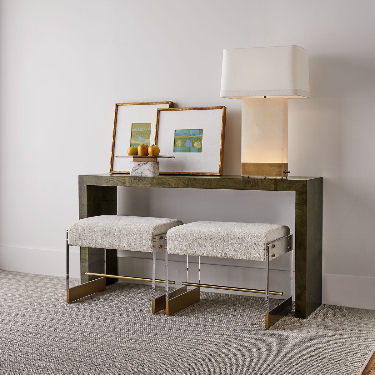 Apparition Small Bench - Ecru view 10