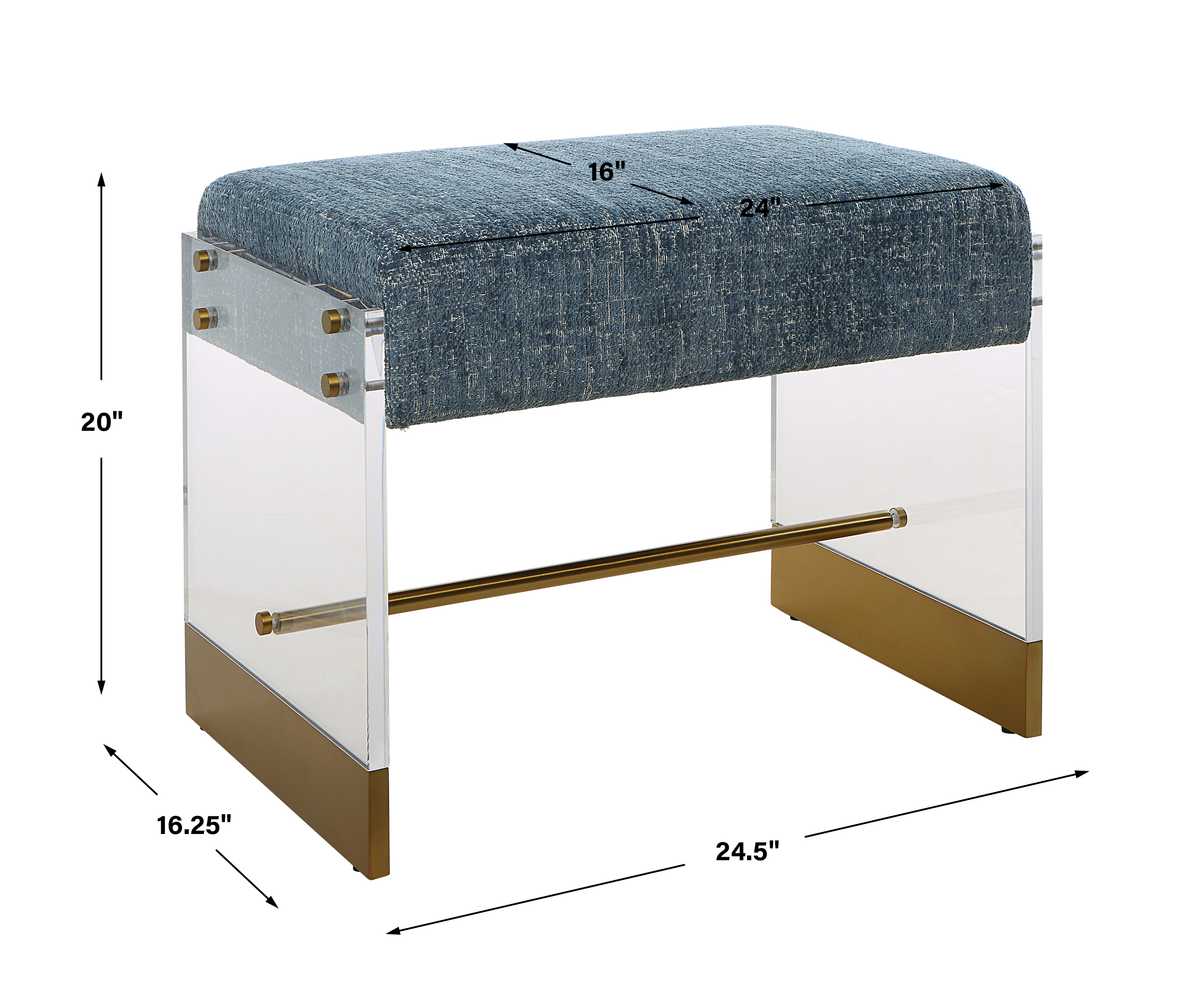 Apparition Small Bench - Aqua view 9