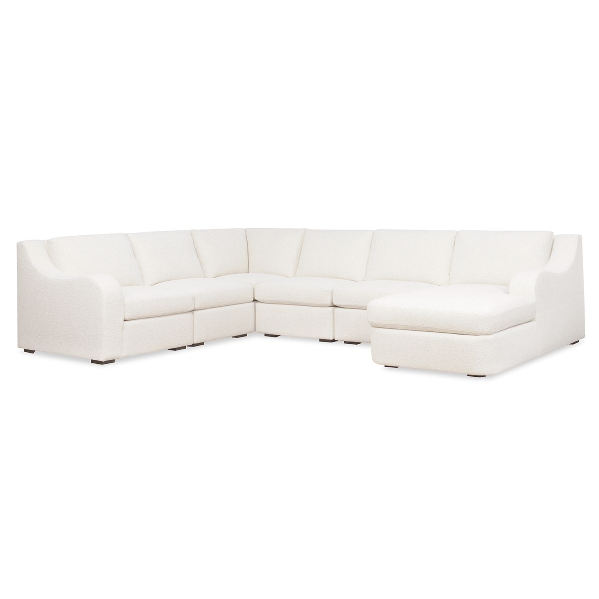 Big Wave Sofa, Left Arm Facing - Snuggle Vanilla - Uttermost