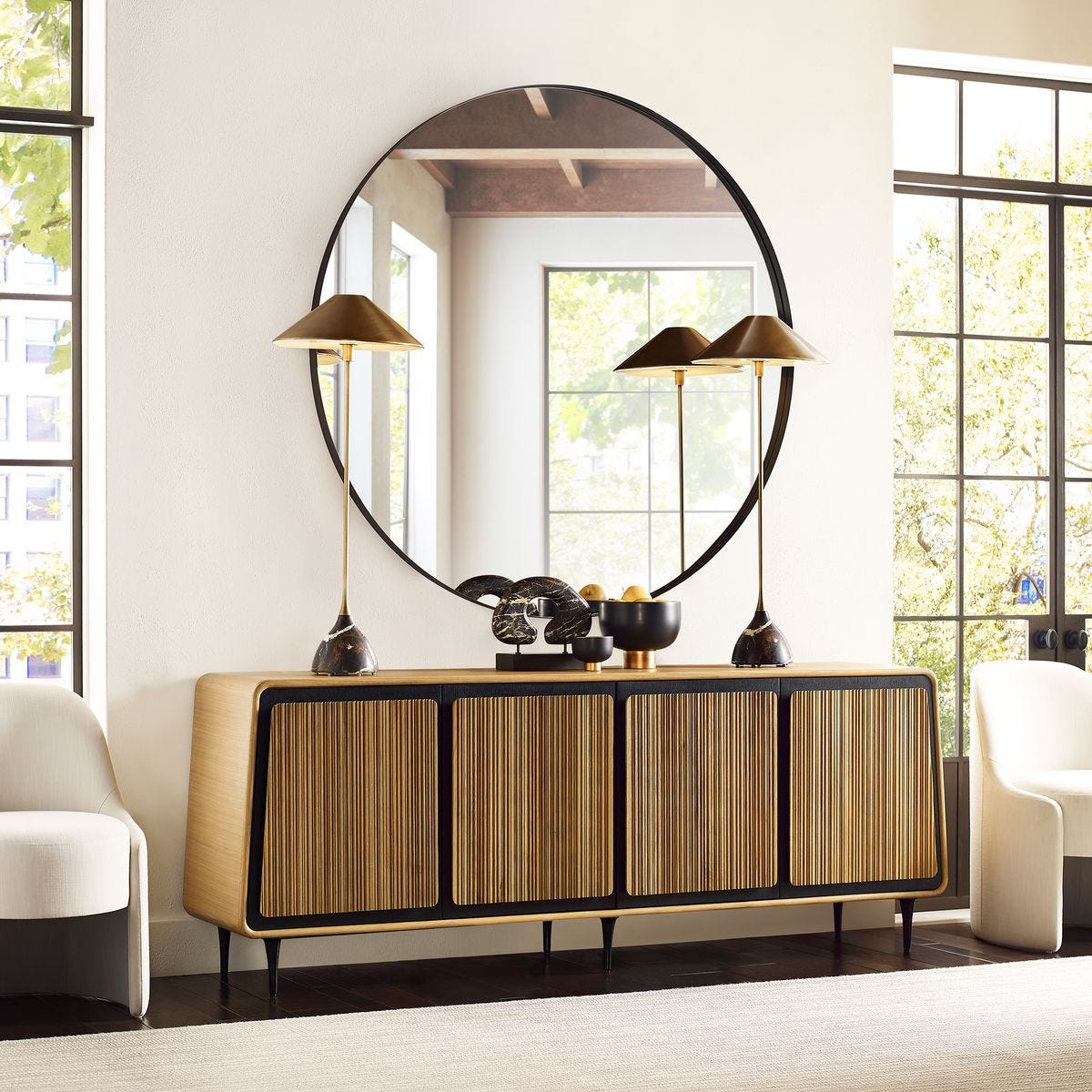 Striation 4 Door Cabinet - Revelation