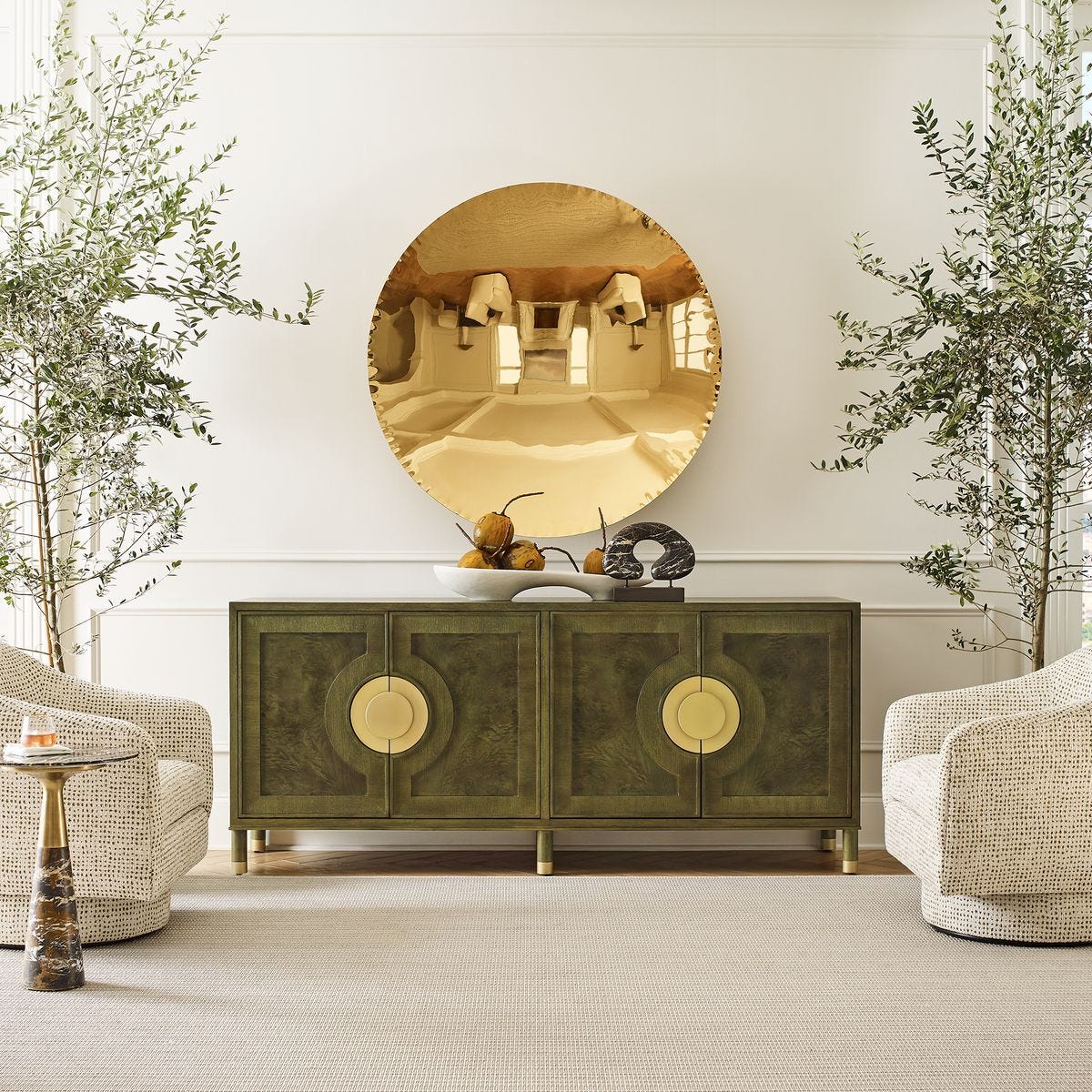 Palais 4 Door Cabinet - Olive view 6