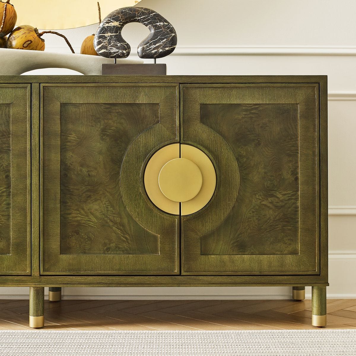 Palais 4 Door Cabinet - Olive view 4