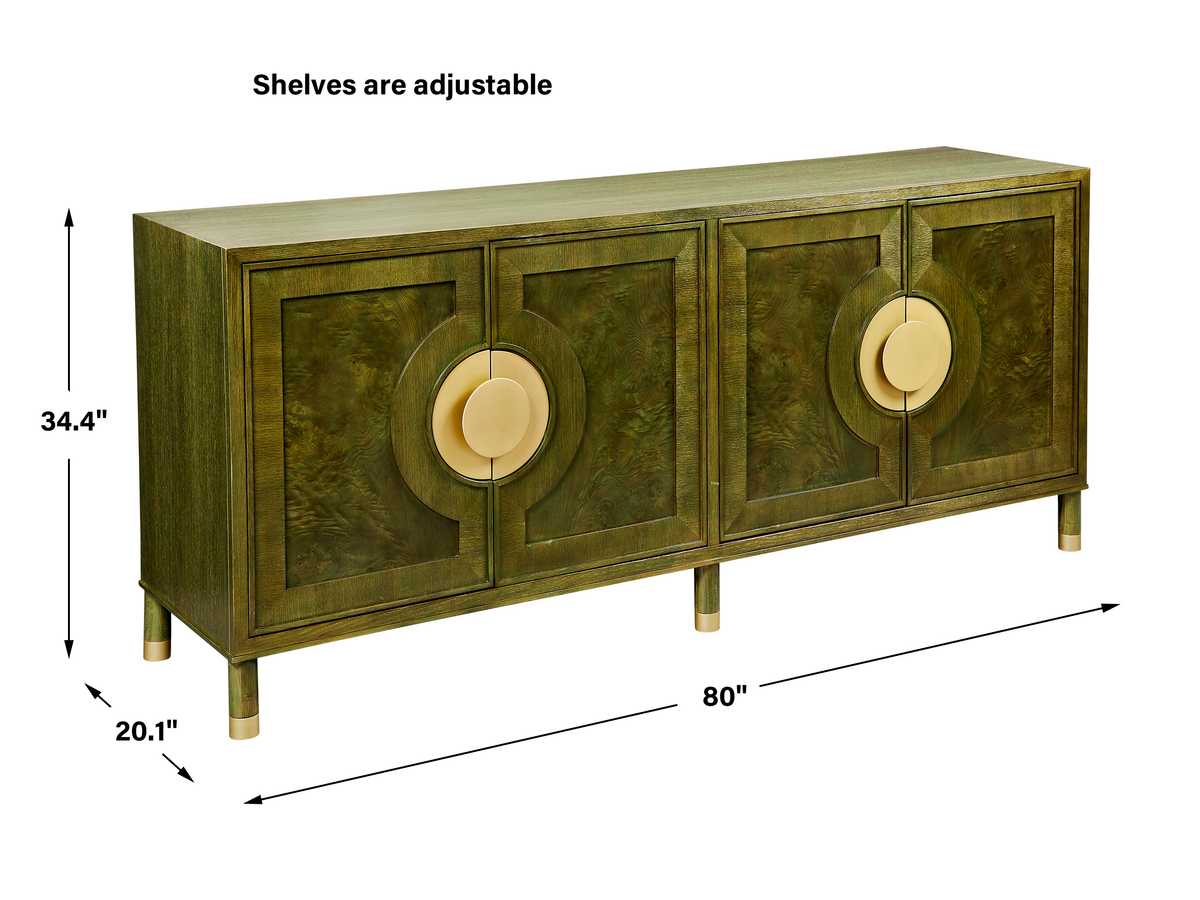 Palais 4 Door Cabinet - Olive view 14