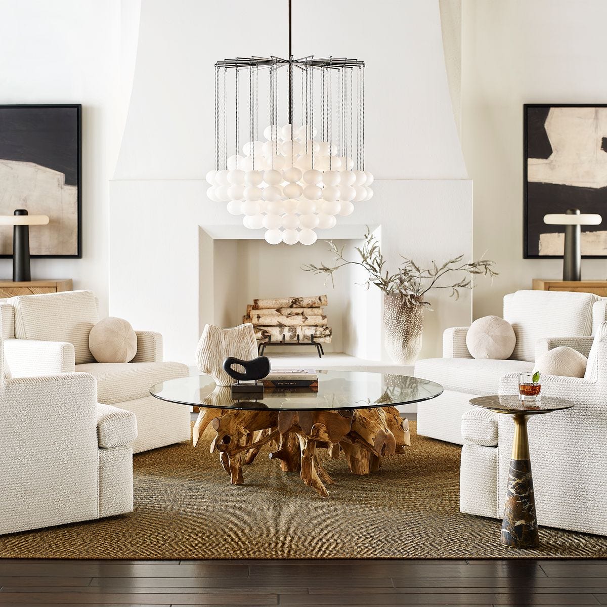 Pier Accent Table - Michelangelo Marble view 5