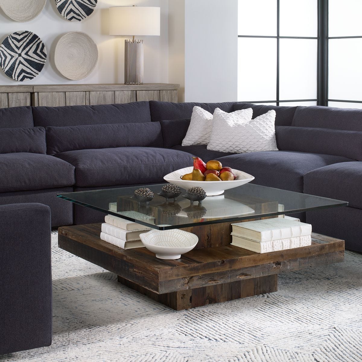 Jonah Coffee Table, 2 Cartons - Uttermost