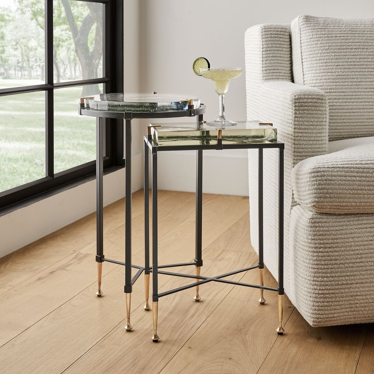 Ice Block Accent Table - Rectangular - Uttermost