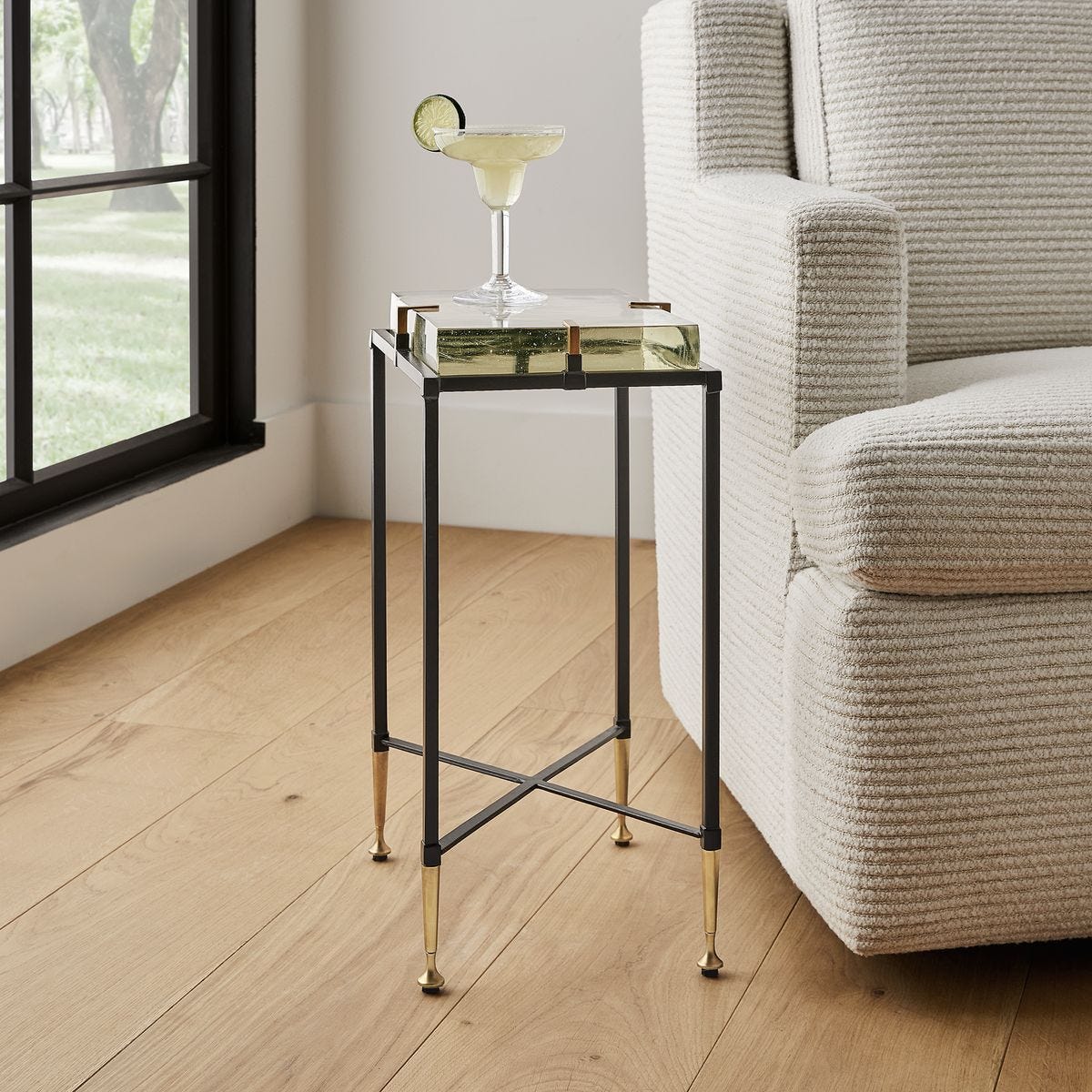 Ice Block Accent Table - Rectangular - Revelation