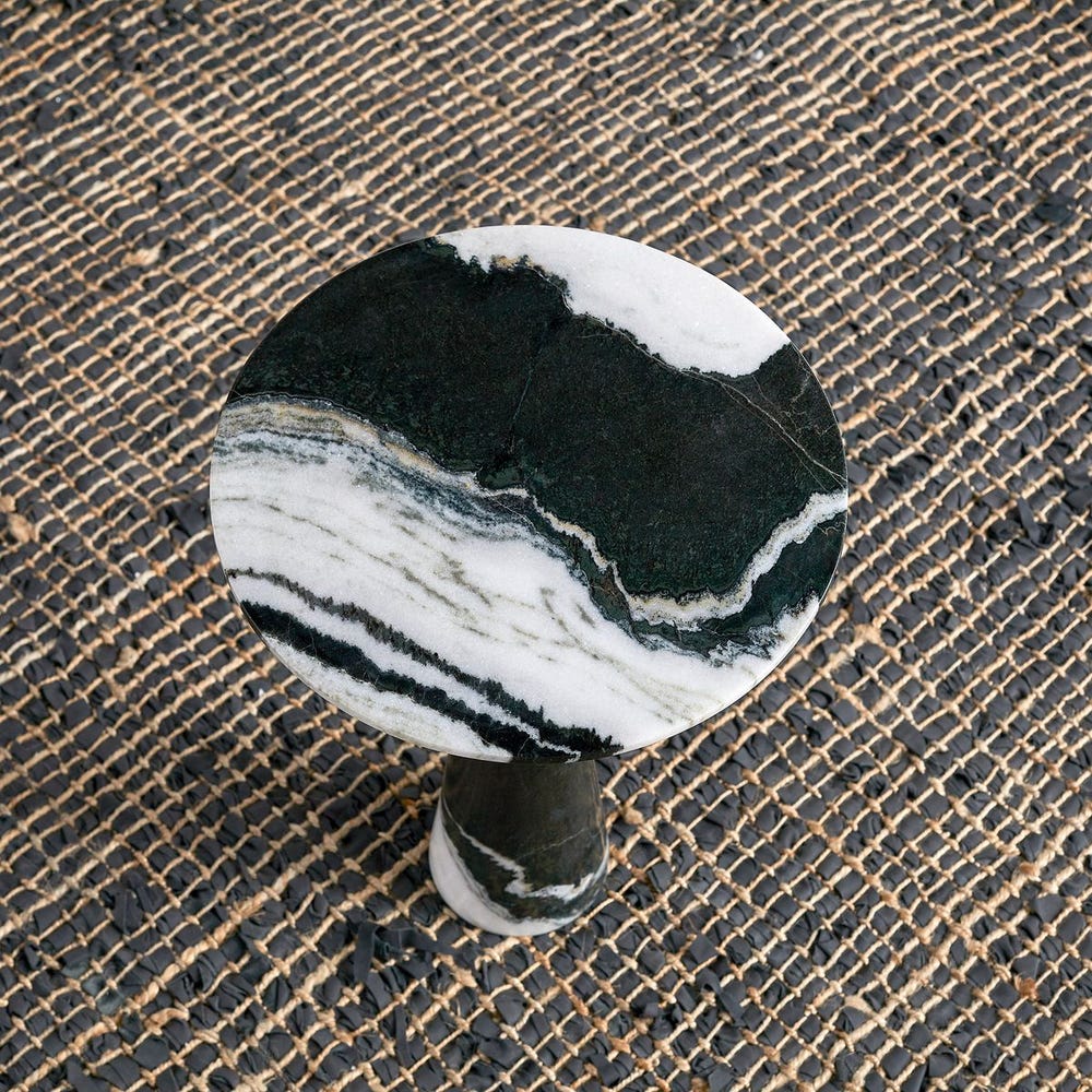 Pier Accent Table - Panda Marble view 13