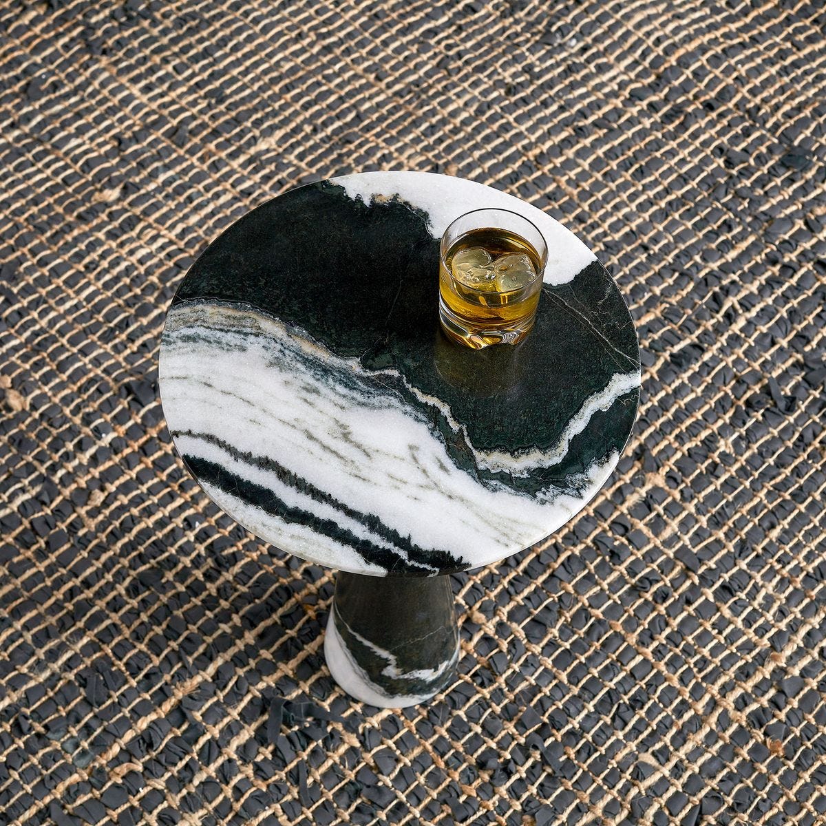 Pier Accent Table - Panda Marble view 5
