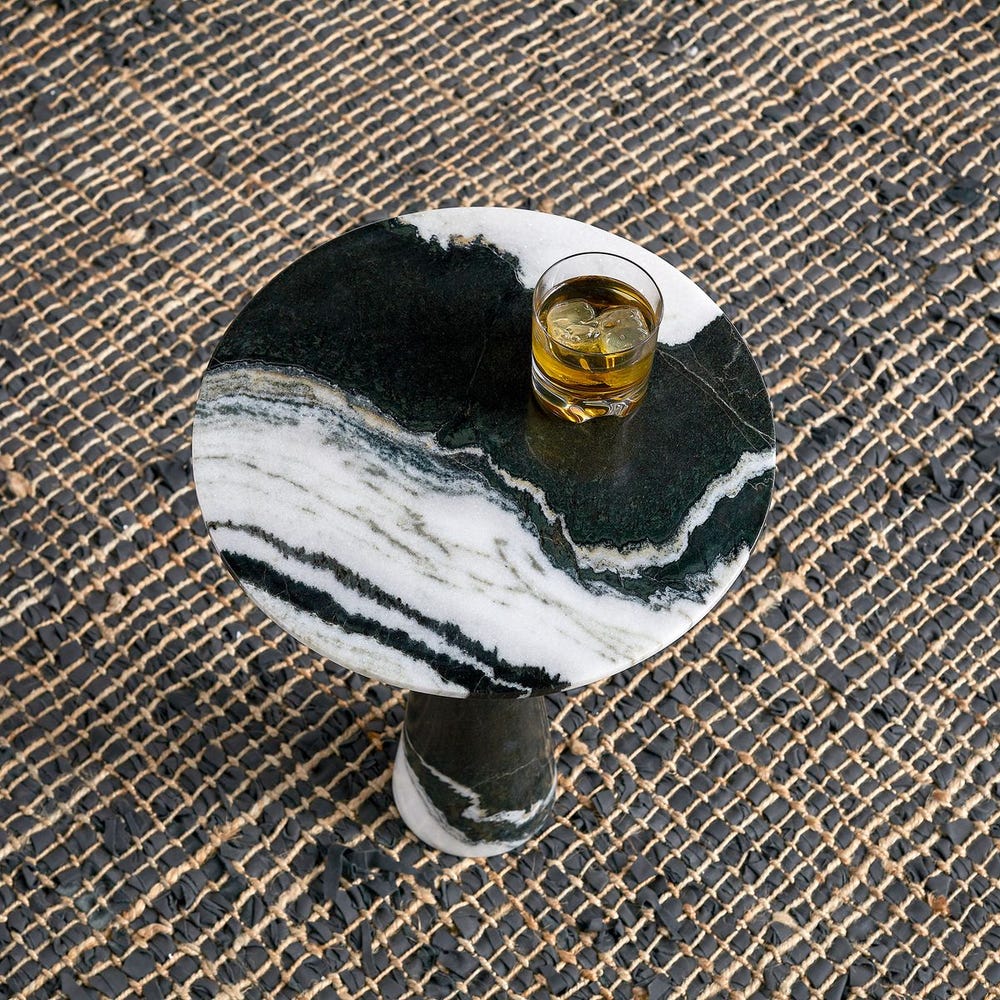 Pier Accent Table - Panda Marble view 14