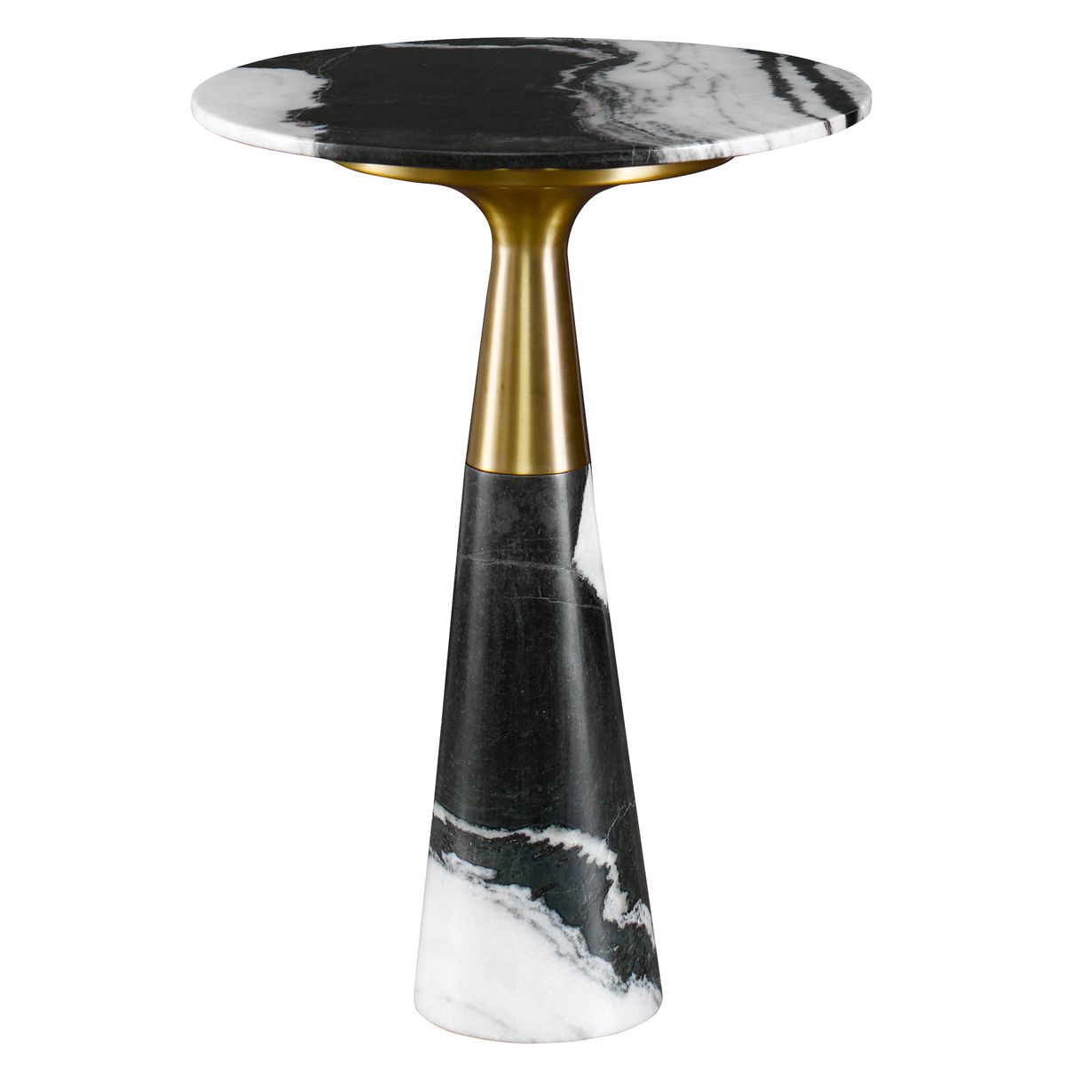 Pier Accent Table - Panda Marble view 2