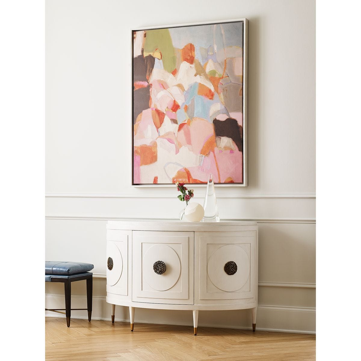 Paris 48 Inch Console Cabinet - White view 8