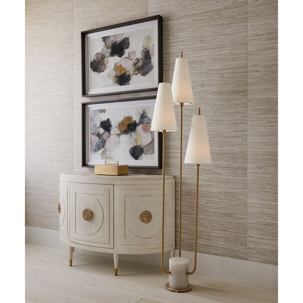 Paris 48 Inch Console Cabinet - White view 7