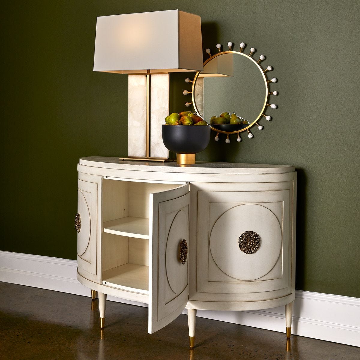 Paris 48 Inch Console Cabinet - White view 11