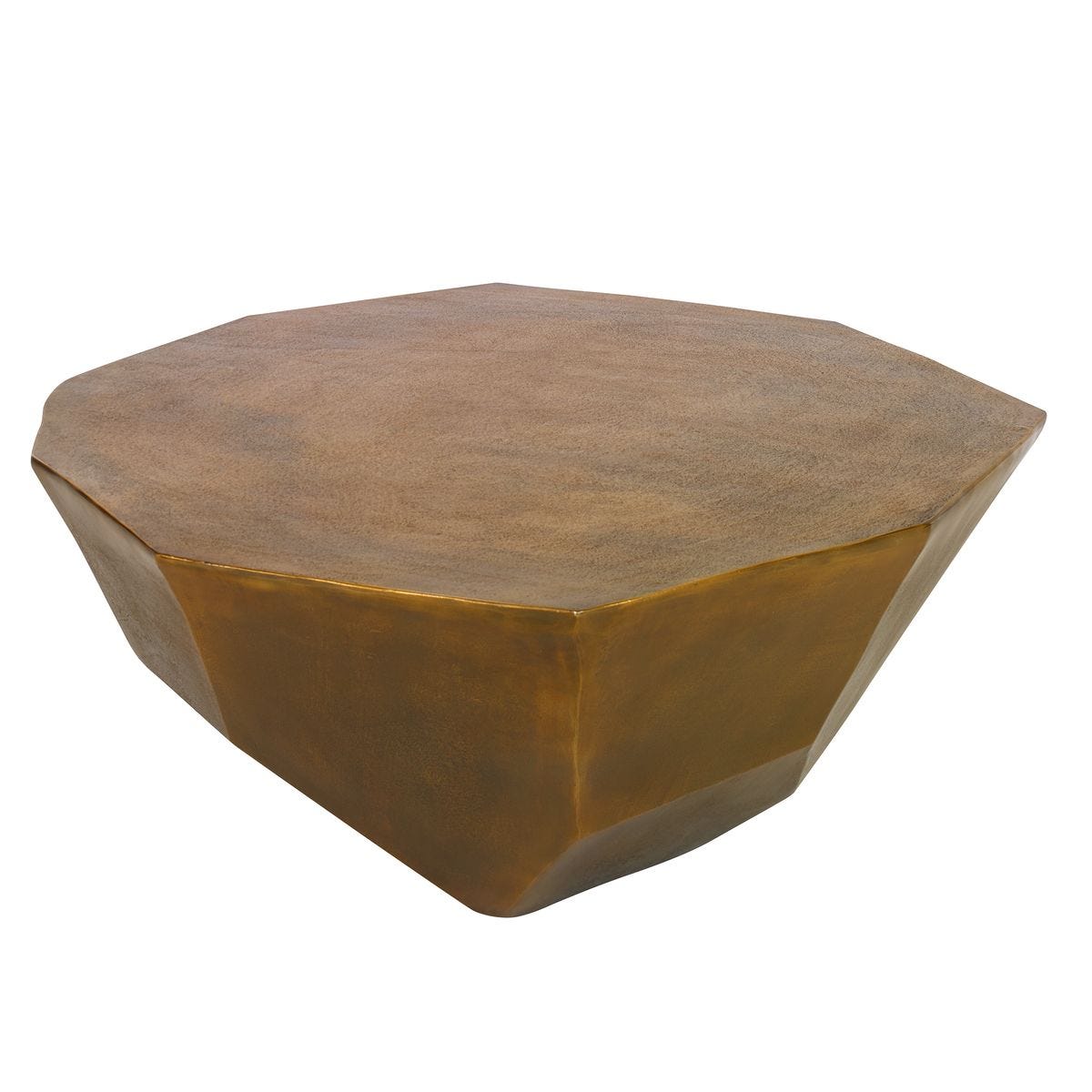 Cathenna Coffee Table - Brass Large - Uttermost