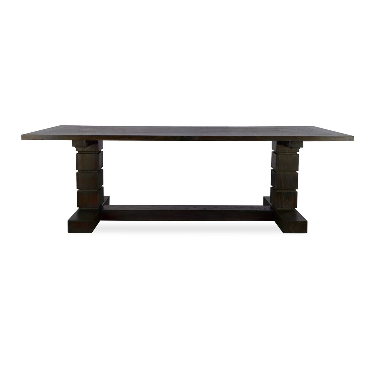Black Magic Extension Dining Table, 2 CARTONS - Uttermost