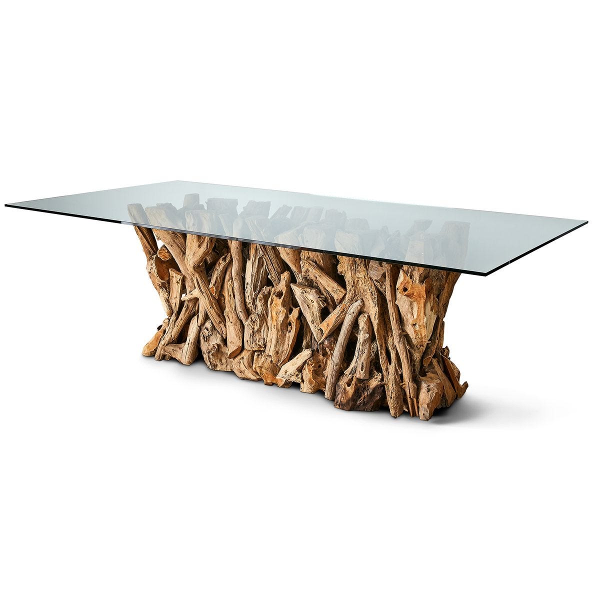 Teak Root Dining Table - Rectangle Natural, 2 Cartons - Uttermost