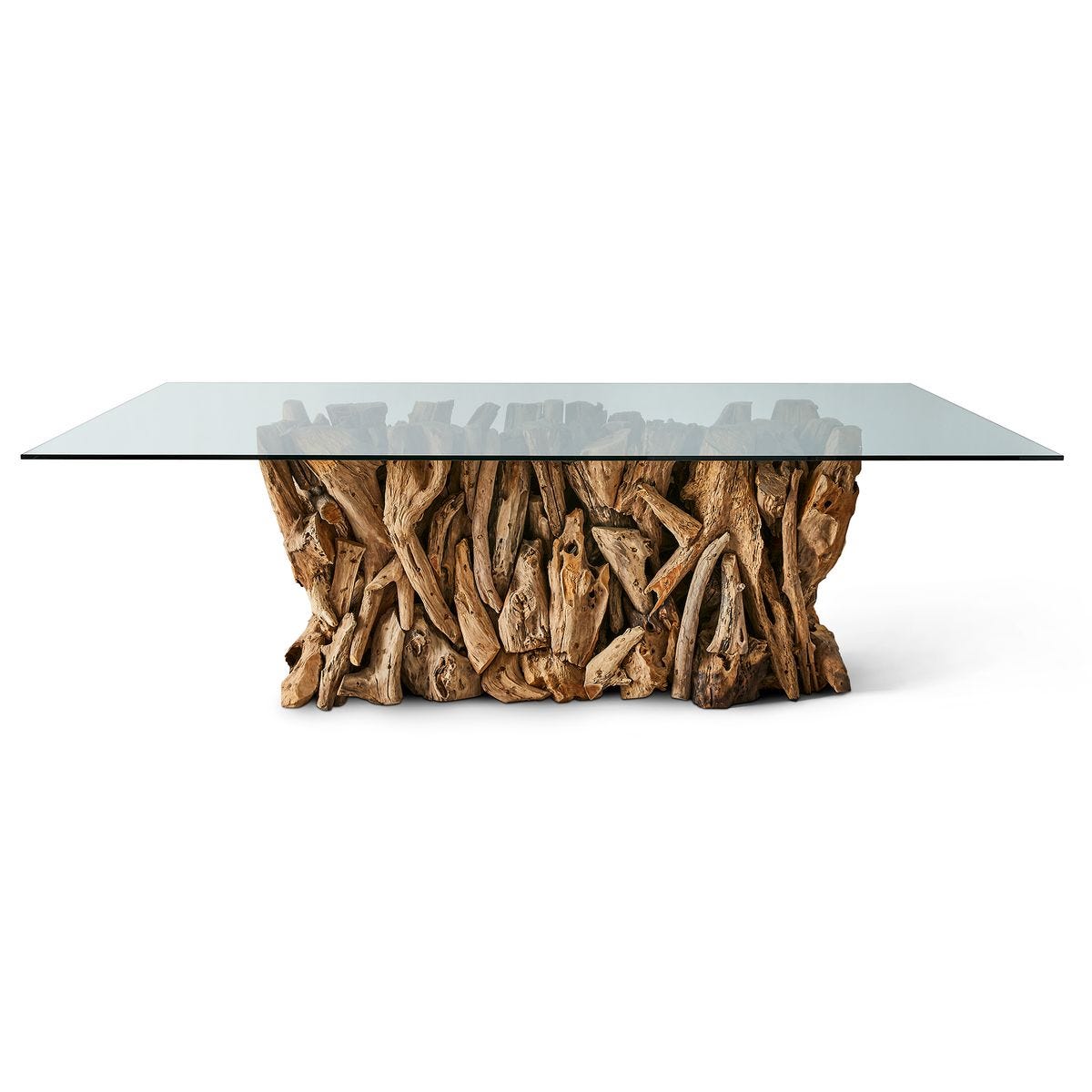 Teak Root Dining Table - Rectangle Natural, 2 Cartons - Uttermost