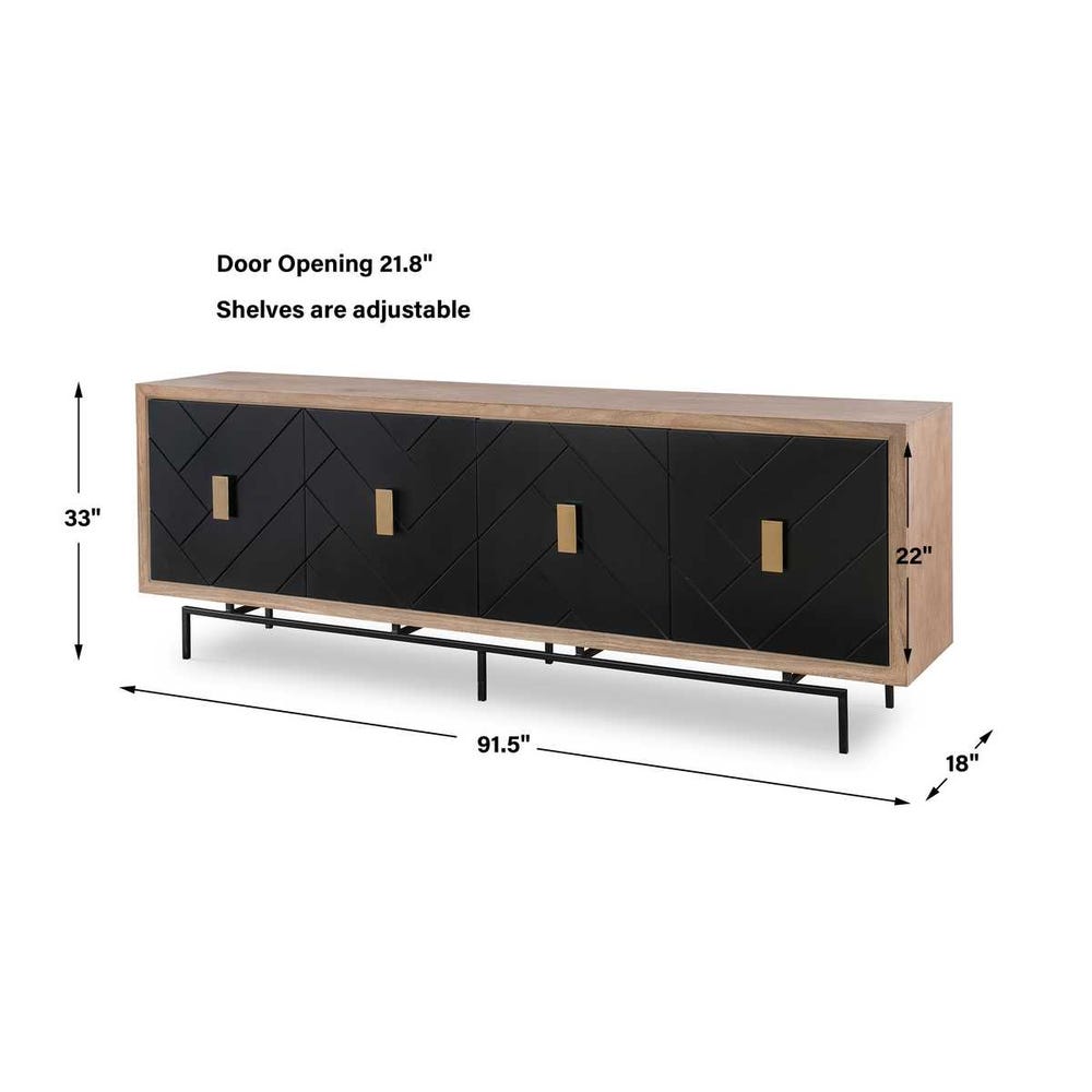 Interlace 4 Door Cabinet view 14