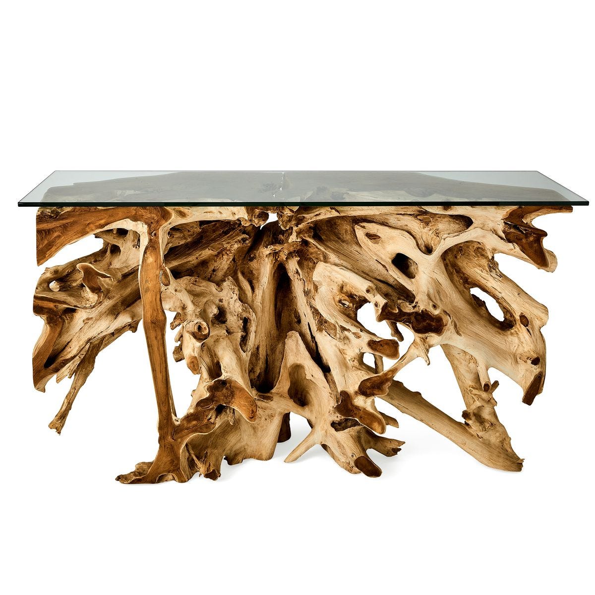 Center Root Console Table - 58x17, 2 Cartons - Uttermost