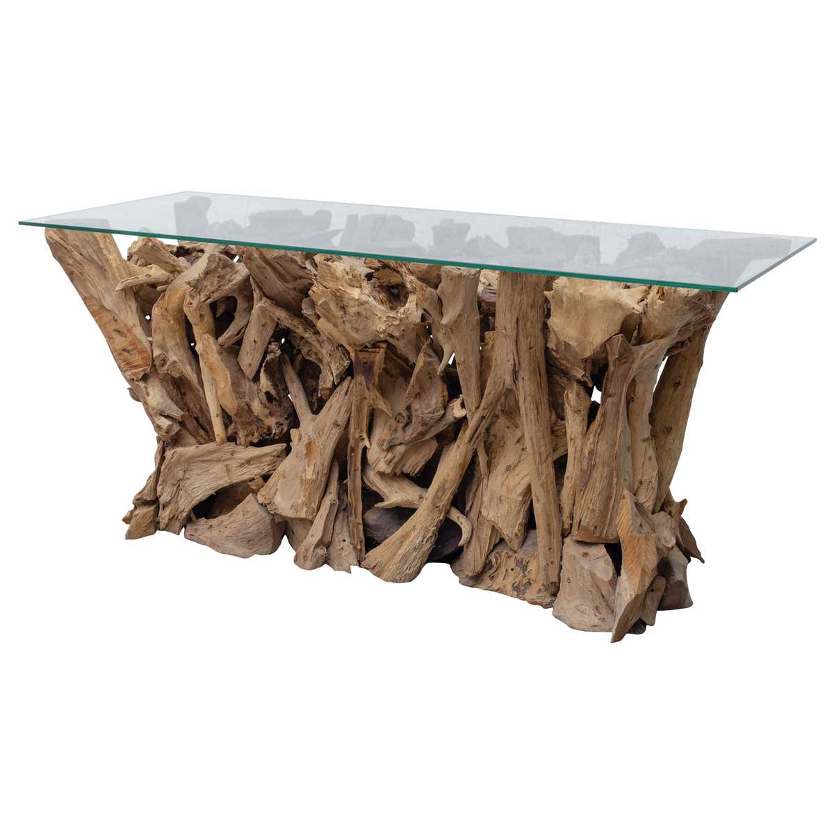 Teak Root Console Table, 2 Cartons - Uttermost