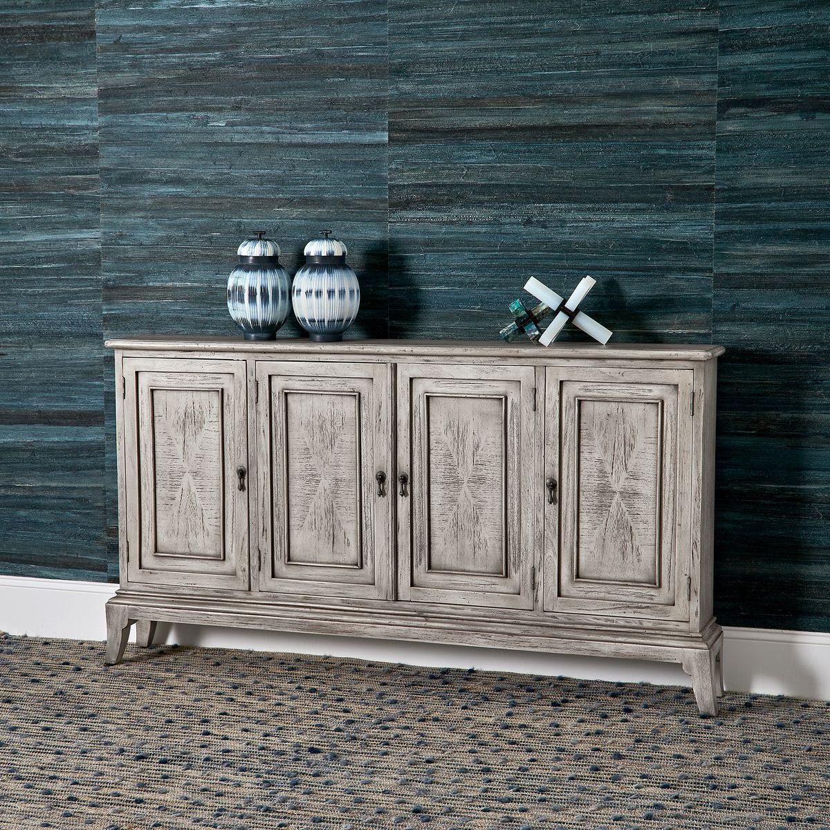 Nyle 4 Door Cabinet - Uttermost