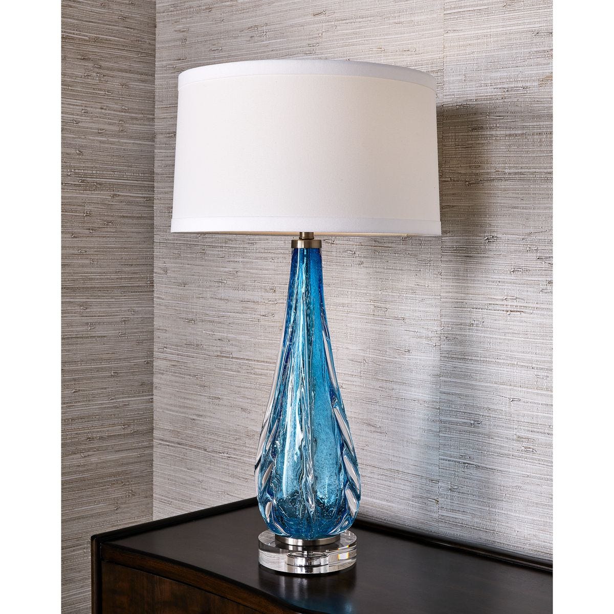 Venezia Table Lamp - Blue - Uttermost