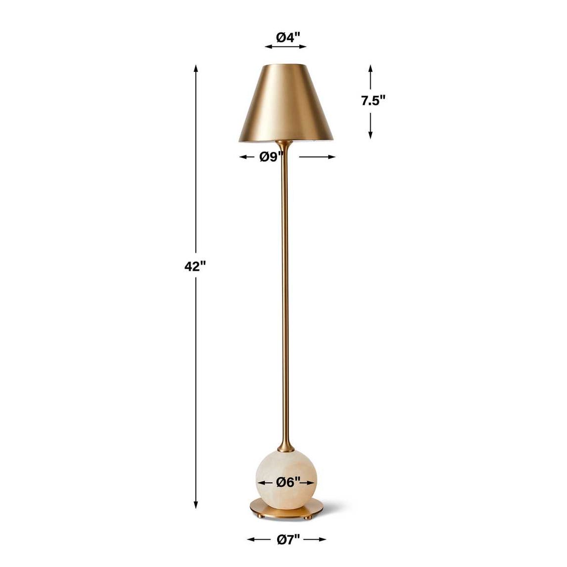 Poise Buffet Lamp - Brass view 6