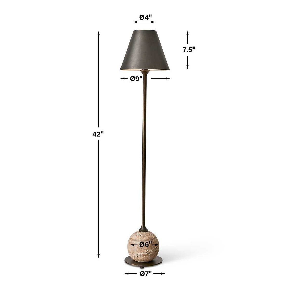Poise Buffet Lamp - Bronze view 10
