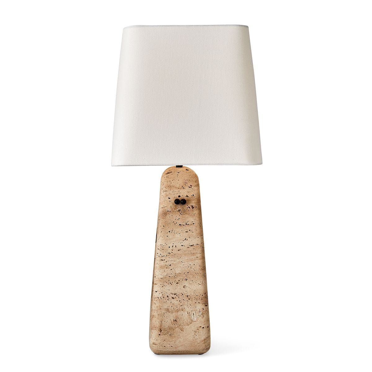 Crossbow Table Lamp - Travertine - Revelation