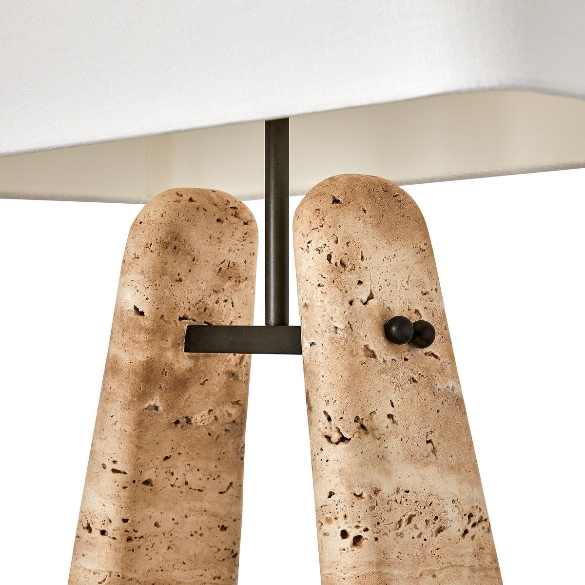 Crossbow Table Lamp - Travertine - Revelation