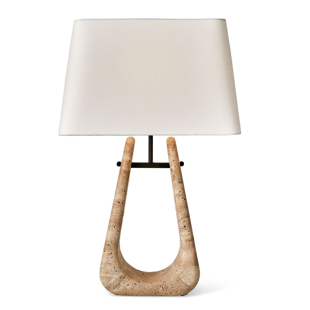 Crossbow Table Lamp - Travertine - Revelation
