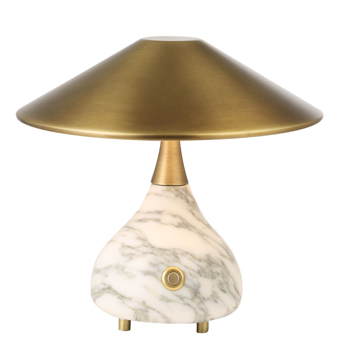 Kiss Rechargeable Mini Lamp - Arabescato Marble - Uttermost