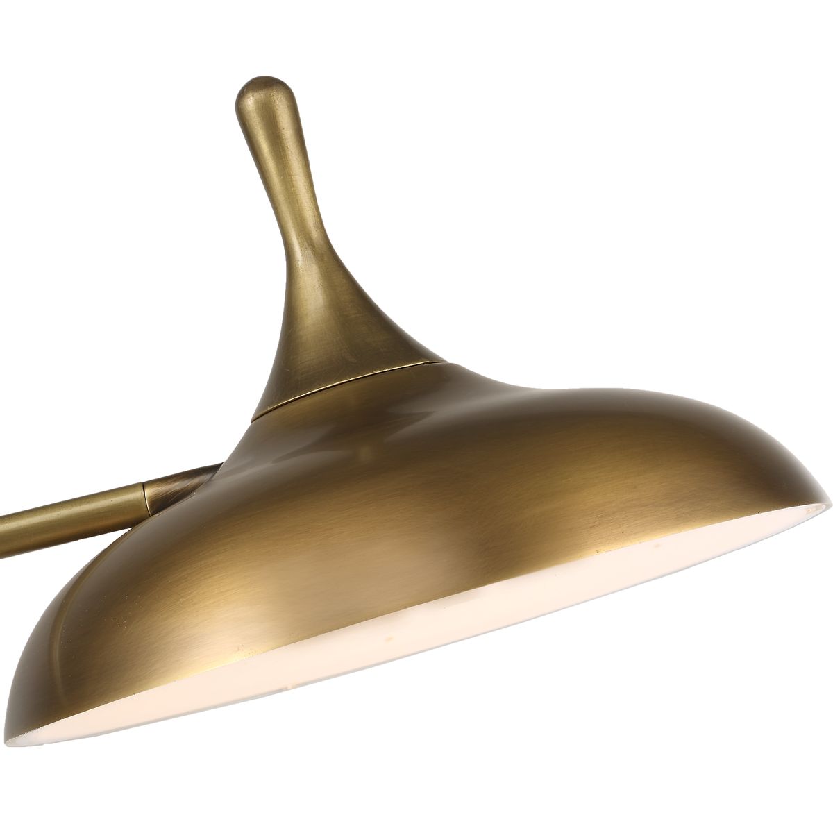 Kiss Adjustable Arm Floor Lamp - Michelangelo Marble - Uttermost