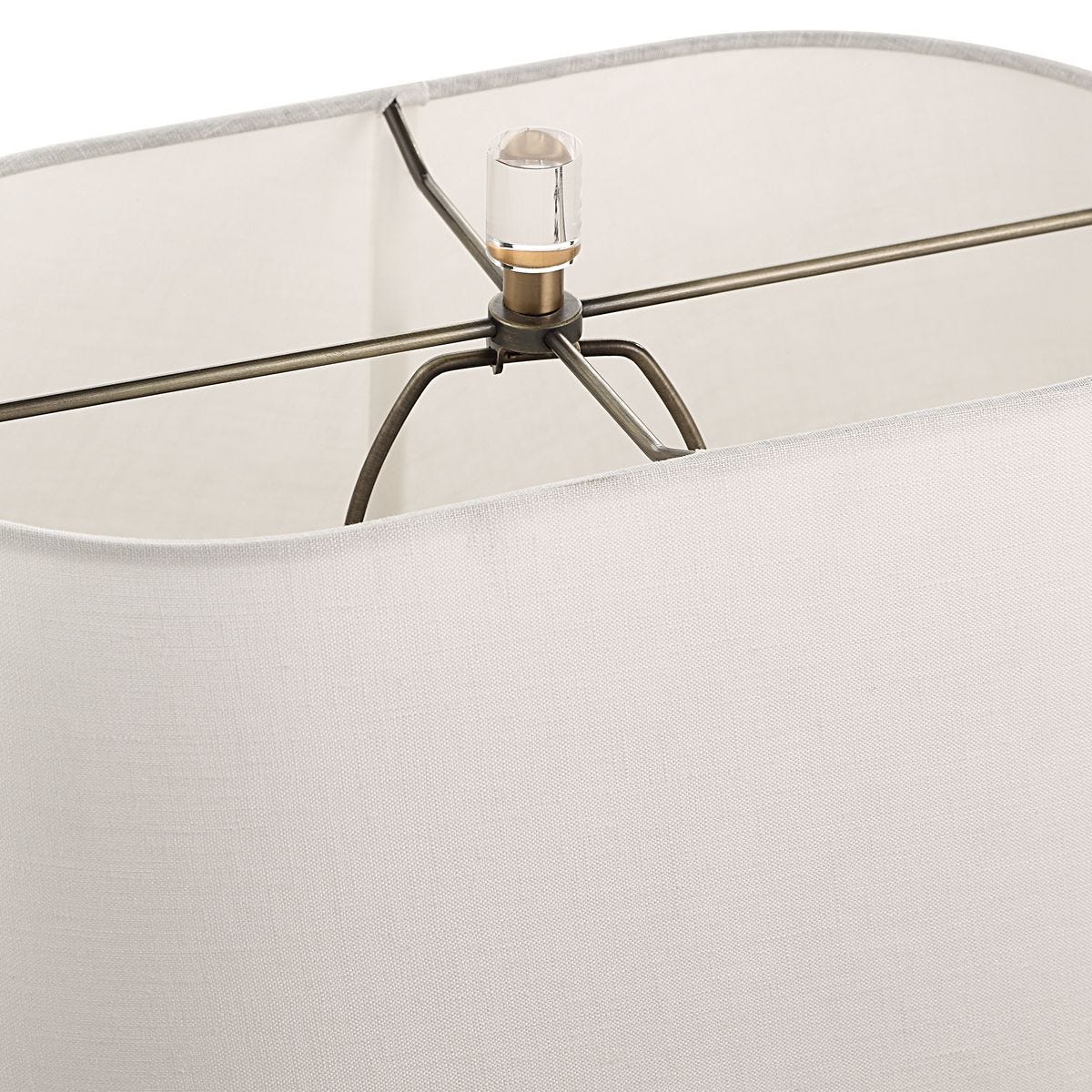 Slice Table Lamp - Latte Onyx - Uttermost