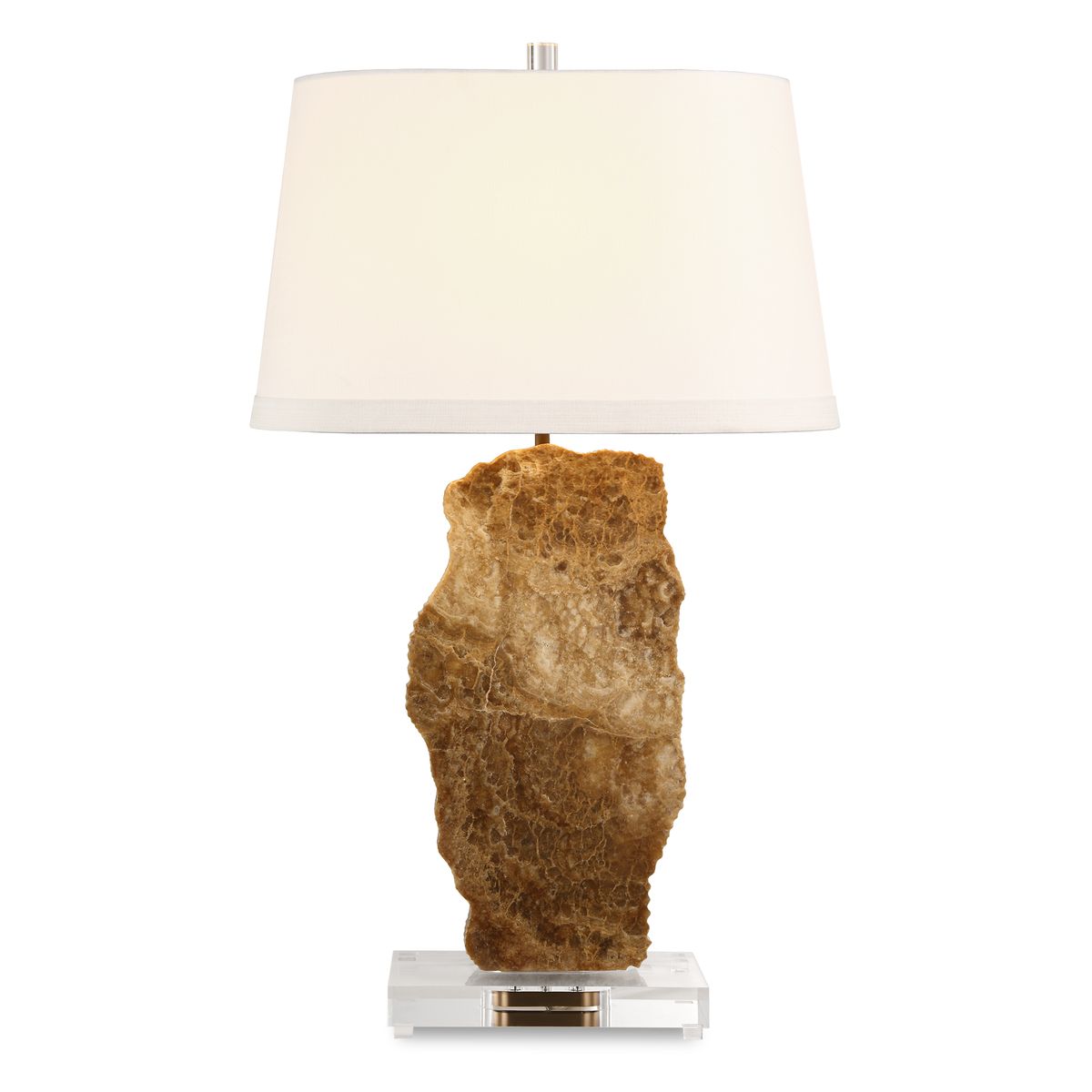 Slice Table Lamp - Latte Onyx - Uttermost