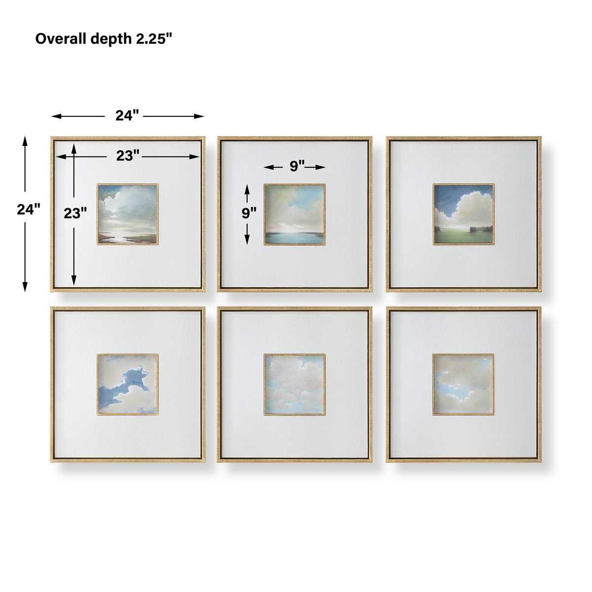 Cumulation Framed Canvases, S/6 view 9