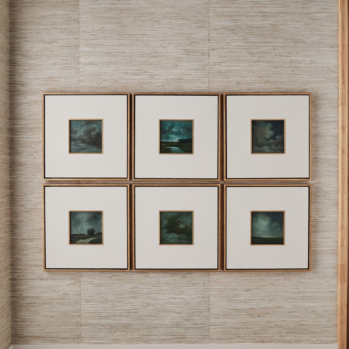 Evening Cumulation Framed Canvases, S/6 view 6