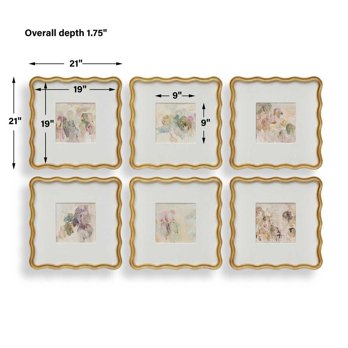 Garden Mist Framed Canvases, S/6 view 8