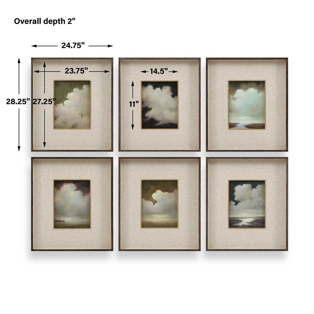 Autumn Cumulation Framed Canvases, S/6 view 12
