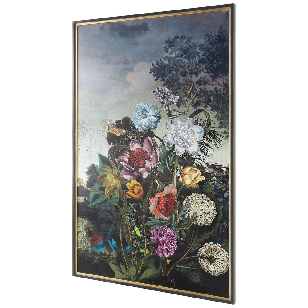 Tranquil Garden Fantasy Framed Print view 11